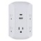 Ge Plug Adapter, Surge, USB, 0 ft., White 43650 - alternate 1